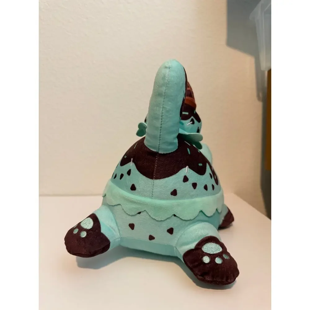 Aphmau MeeMeows Ice Cream Mint Chocolate Chip Cat Plush 11